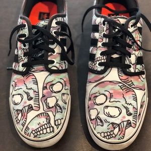 Adidas Men's Originals: Seely Sneakers - Skull Print (Rare) - Size 10